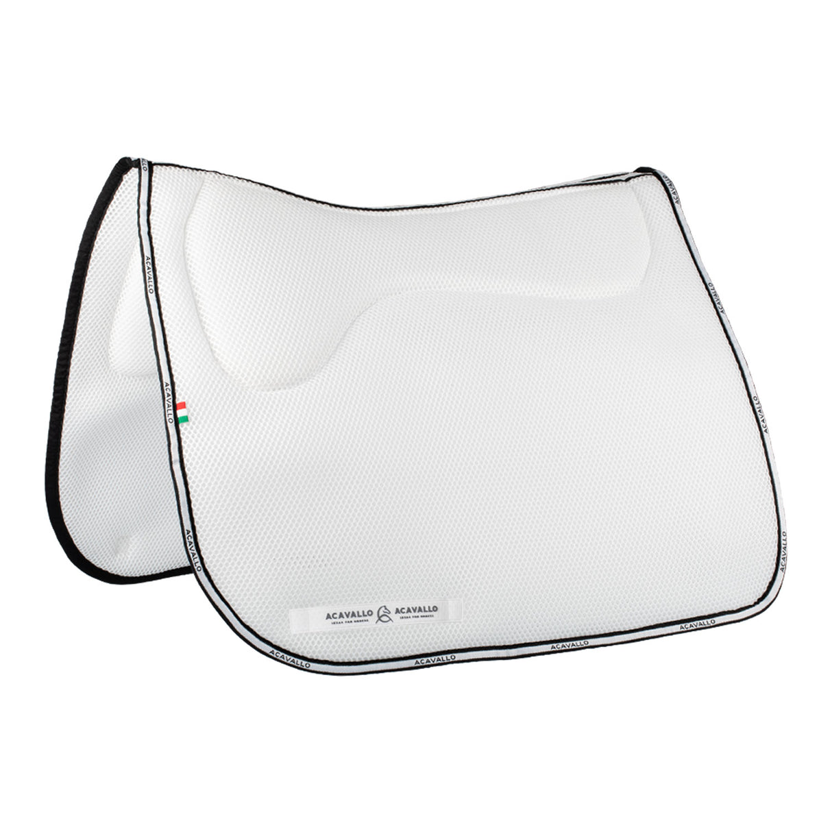 Acavallo Saddle Pad DS CW-3Ds Memory Foam 3D Spacer #white