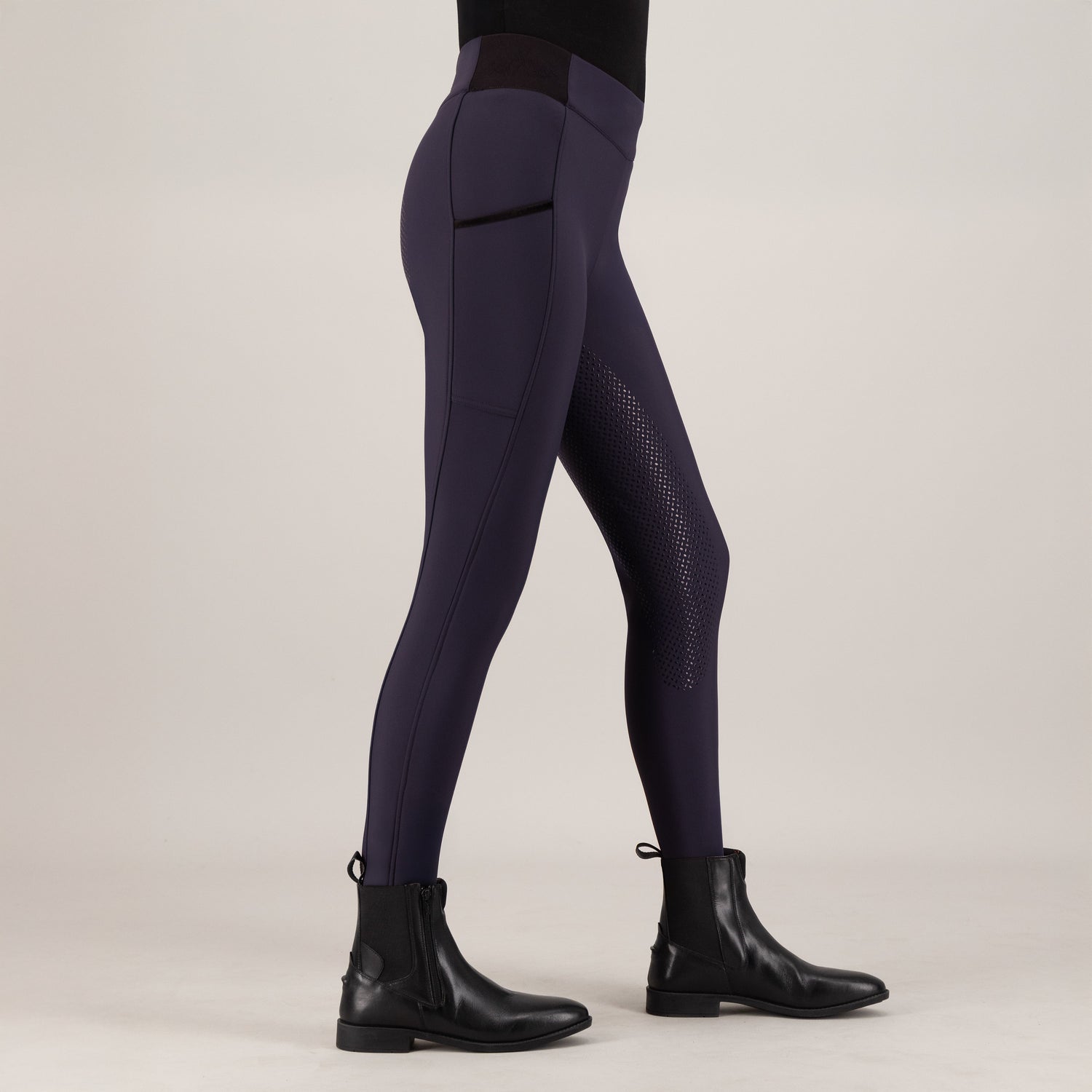 HV Polo Estrelle Full Grip Riding Tights #colour_navy