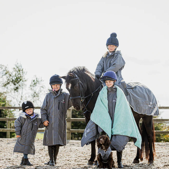 EQUIDRY Children's Thin Fleece Evolution #colour_grey-grey