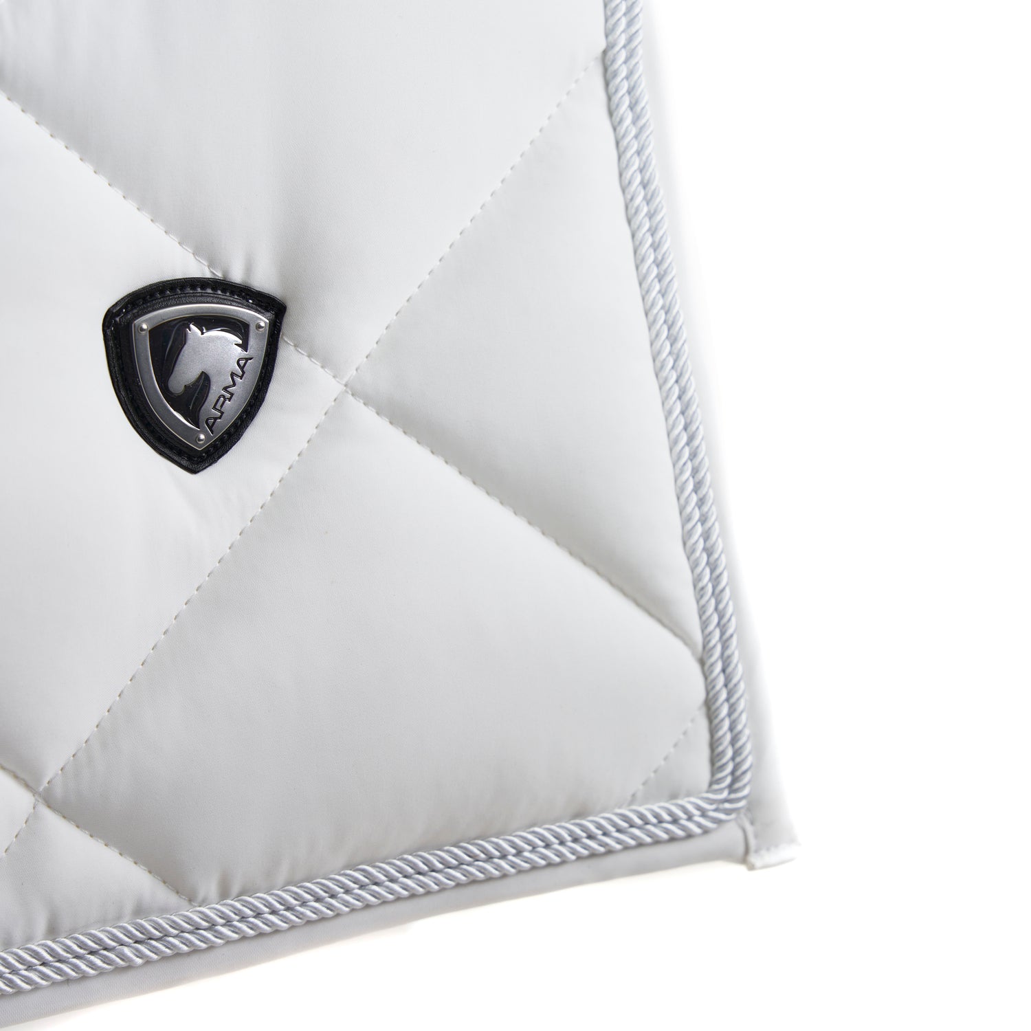 Shires ARMA Classic Dressage Saddlecloth #colour_white