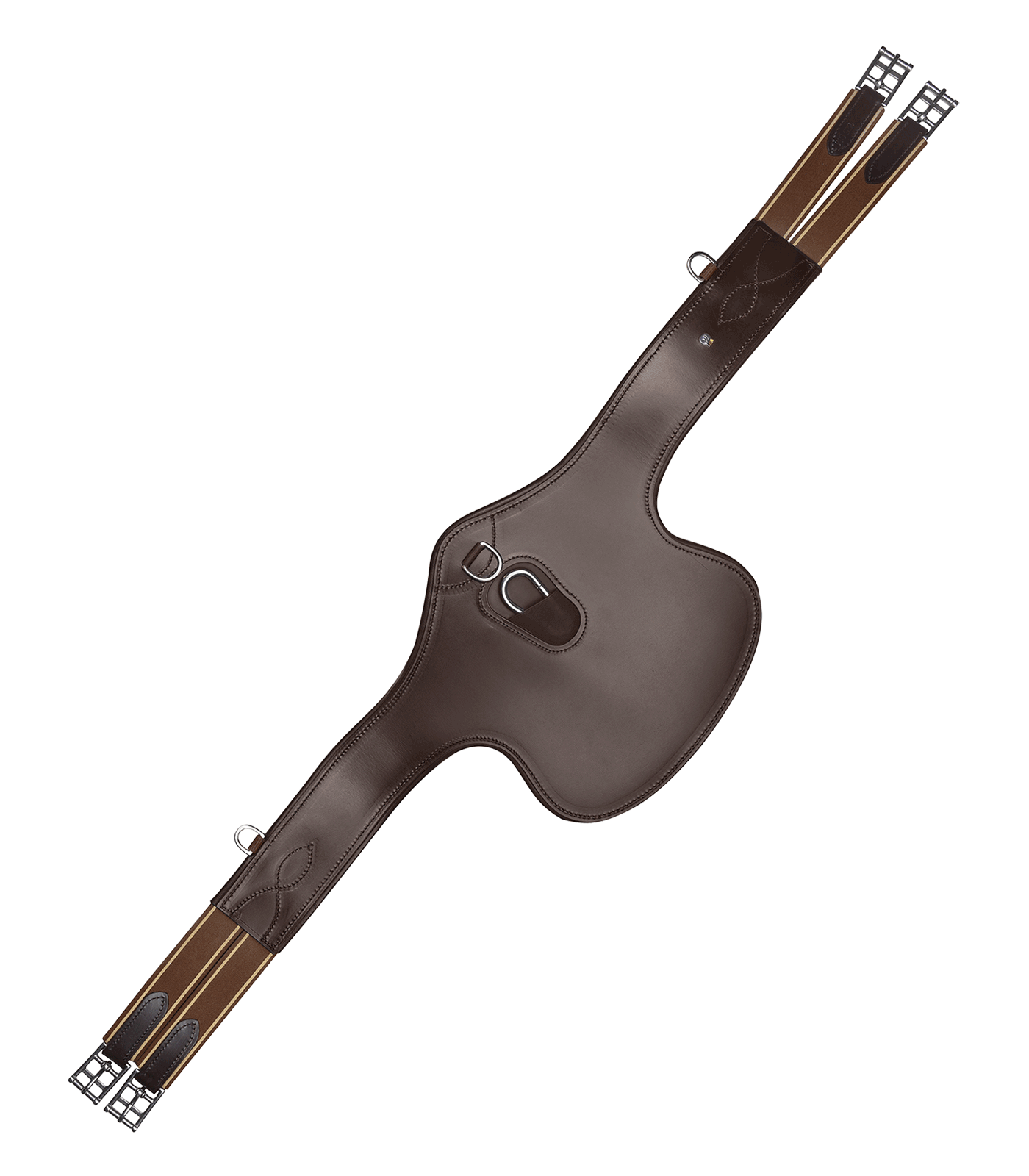 Waldhausen Saddlegirth With Stud Guard #colour_brown