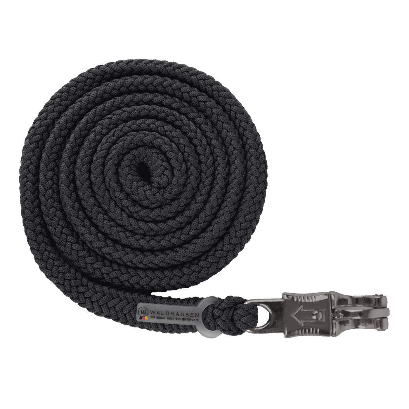 Waldhausen Modern Rose Lead Rope Panic Hook #colour_black