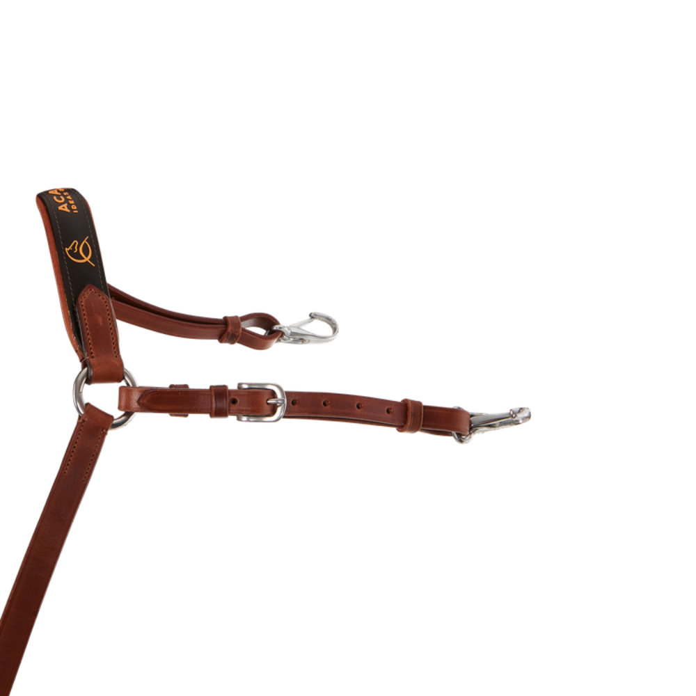Acavallo Three-Point Breastplate Calfskin #colour_cognac