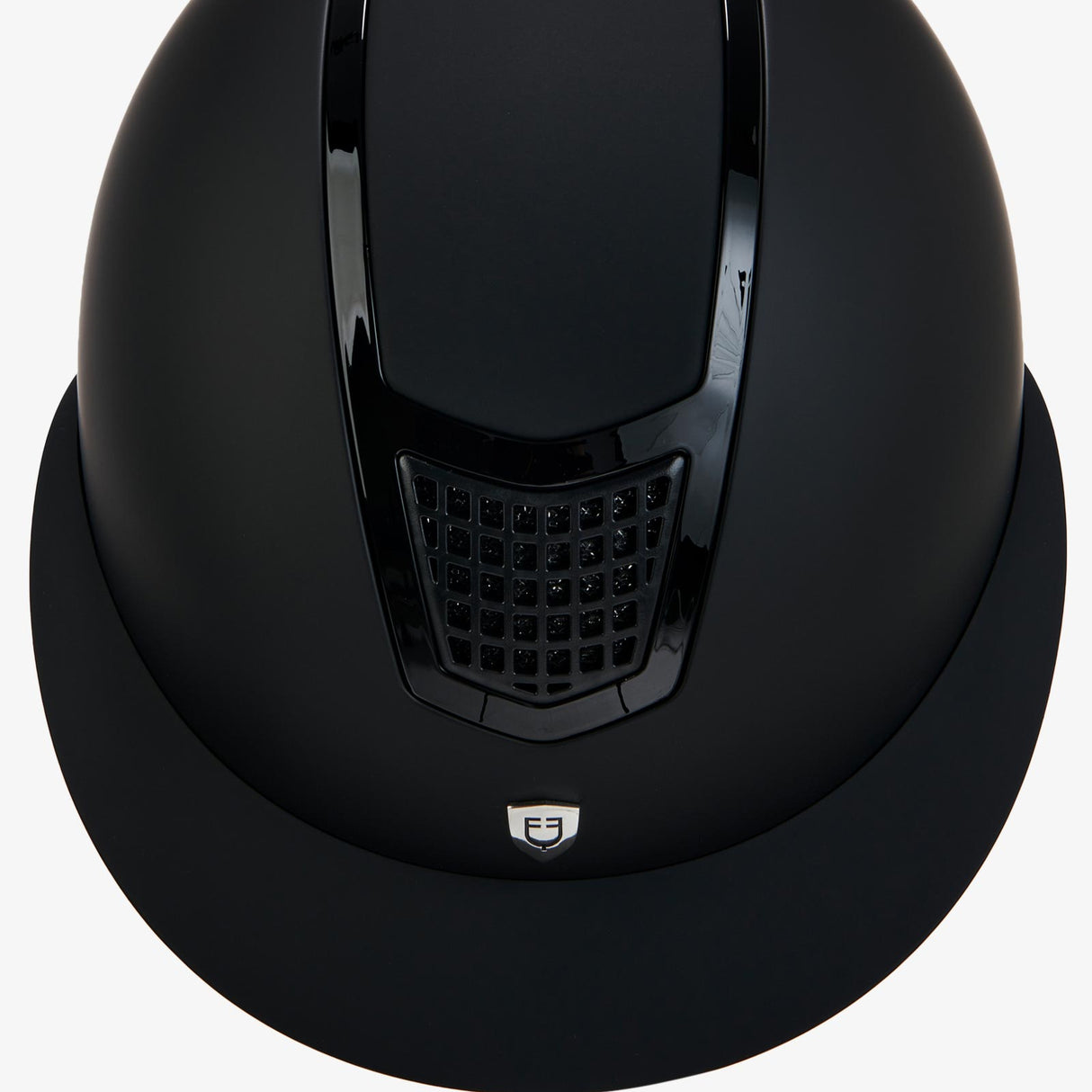 Equestro Ultra-Light Helmet In Resistant Matte Plastic #colour_black
