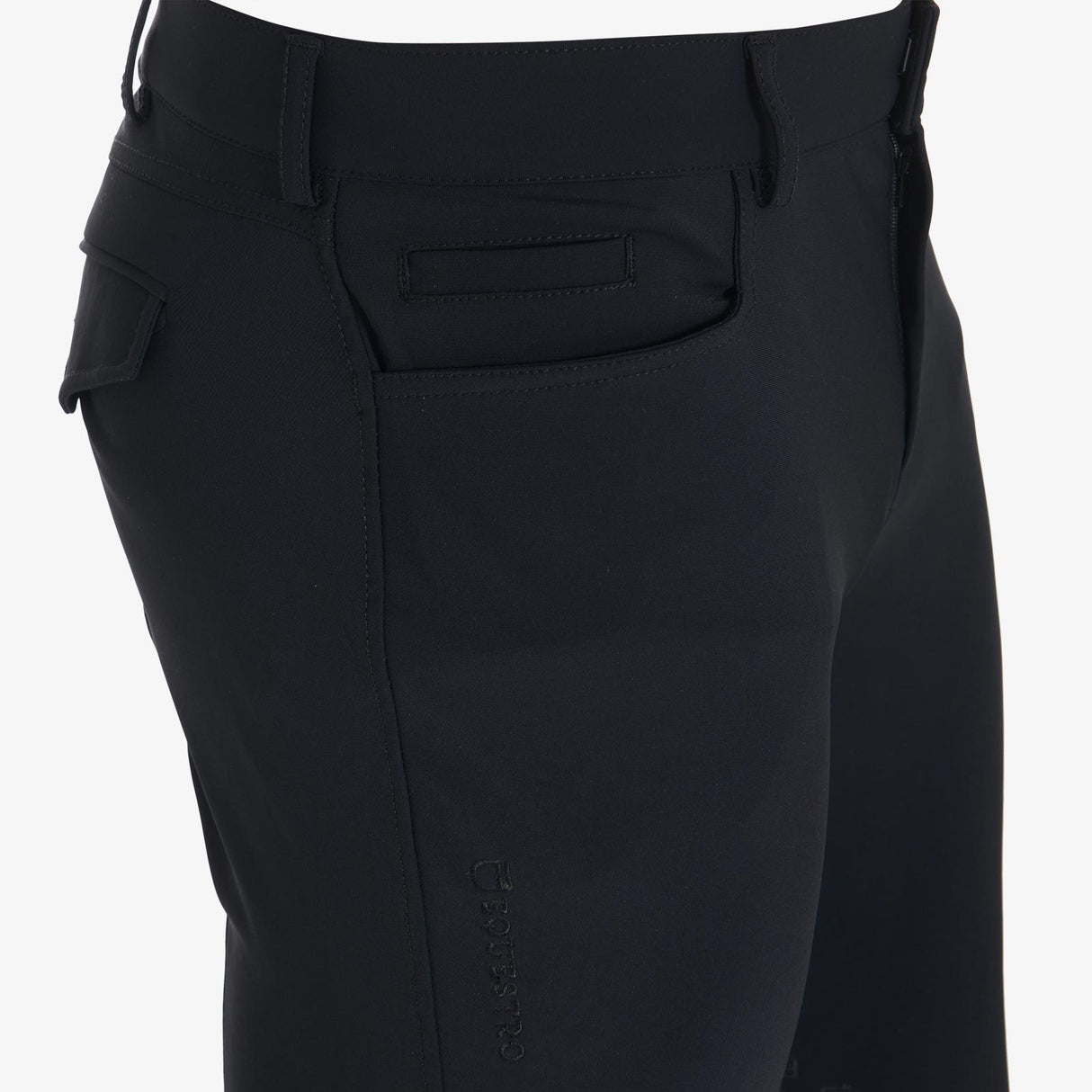 Equestro Men's Latest Generation Summer Breeches #colour_black