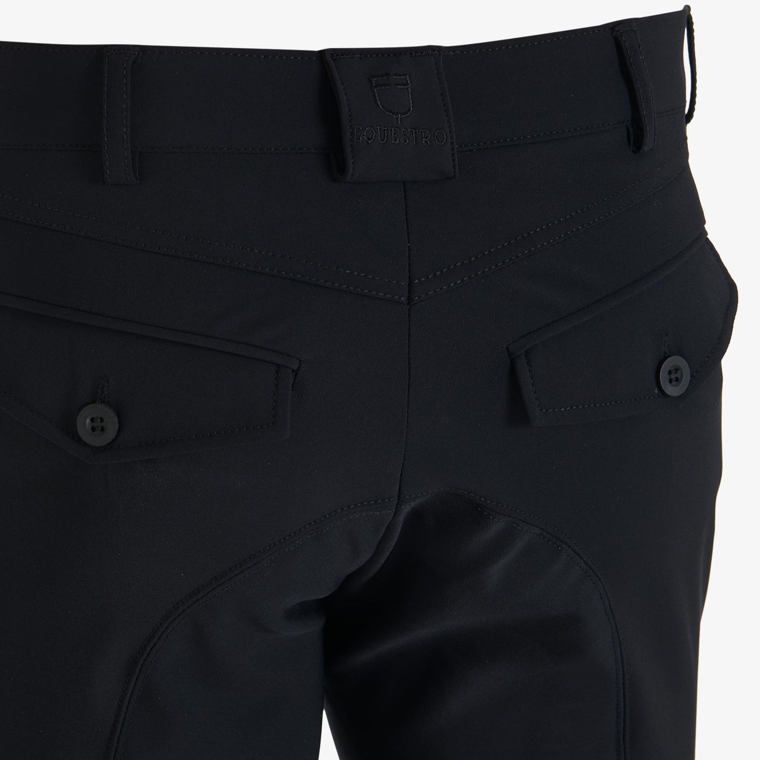 Equestro Men's Latest Generation Summer Breeches #colour_black