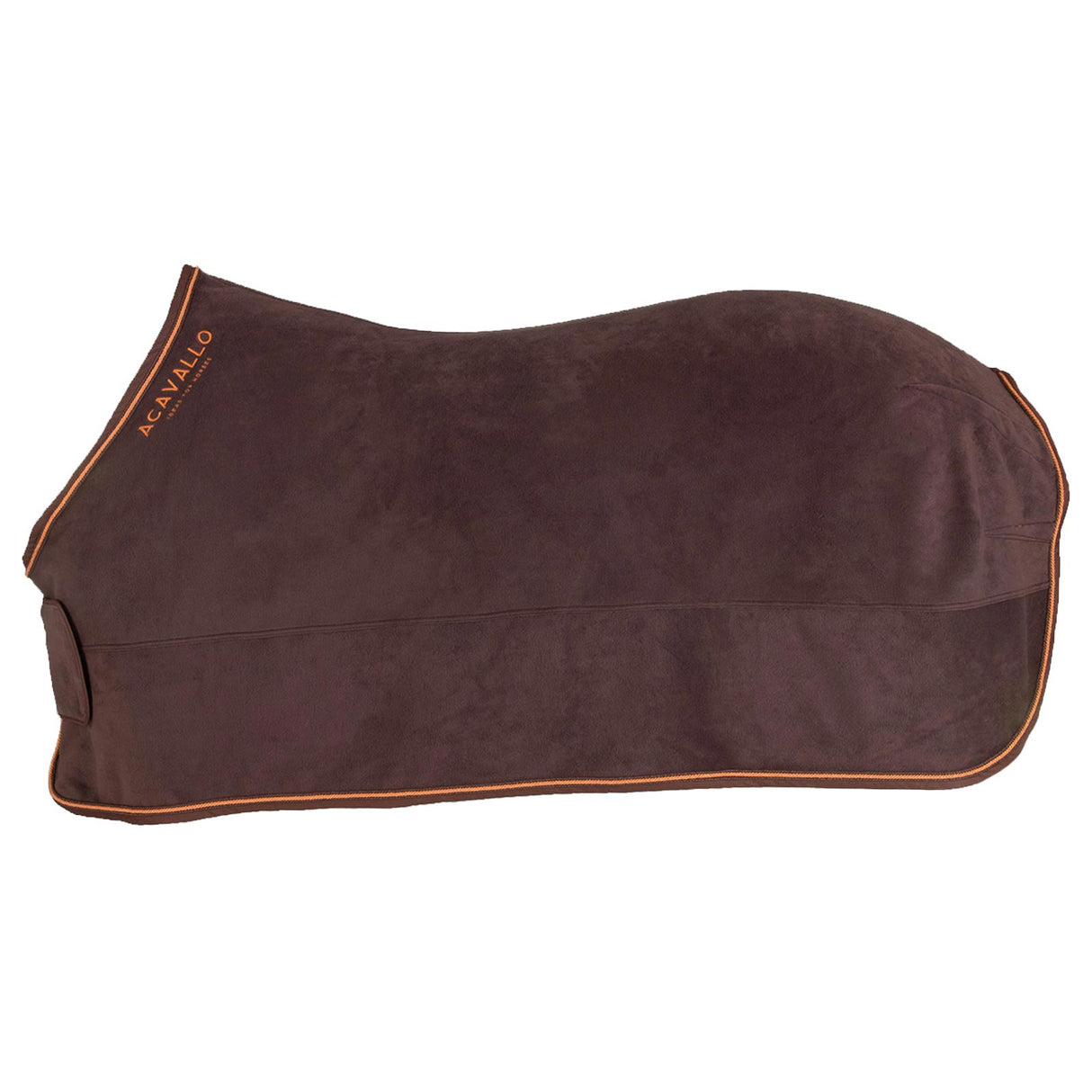 Acavallo Fleece Stable Rug 800G #colour_brown