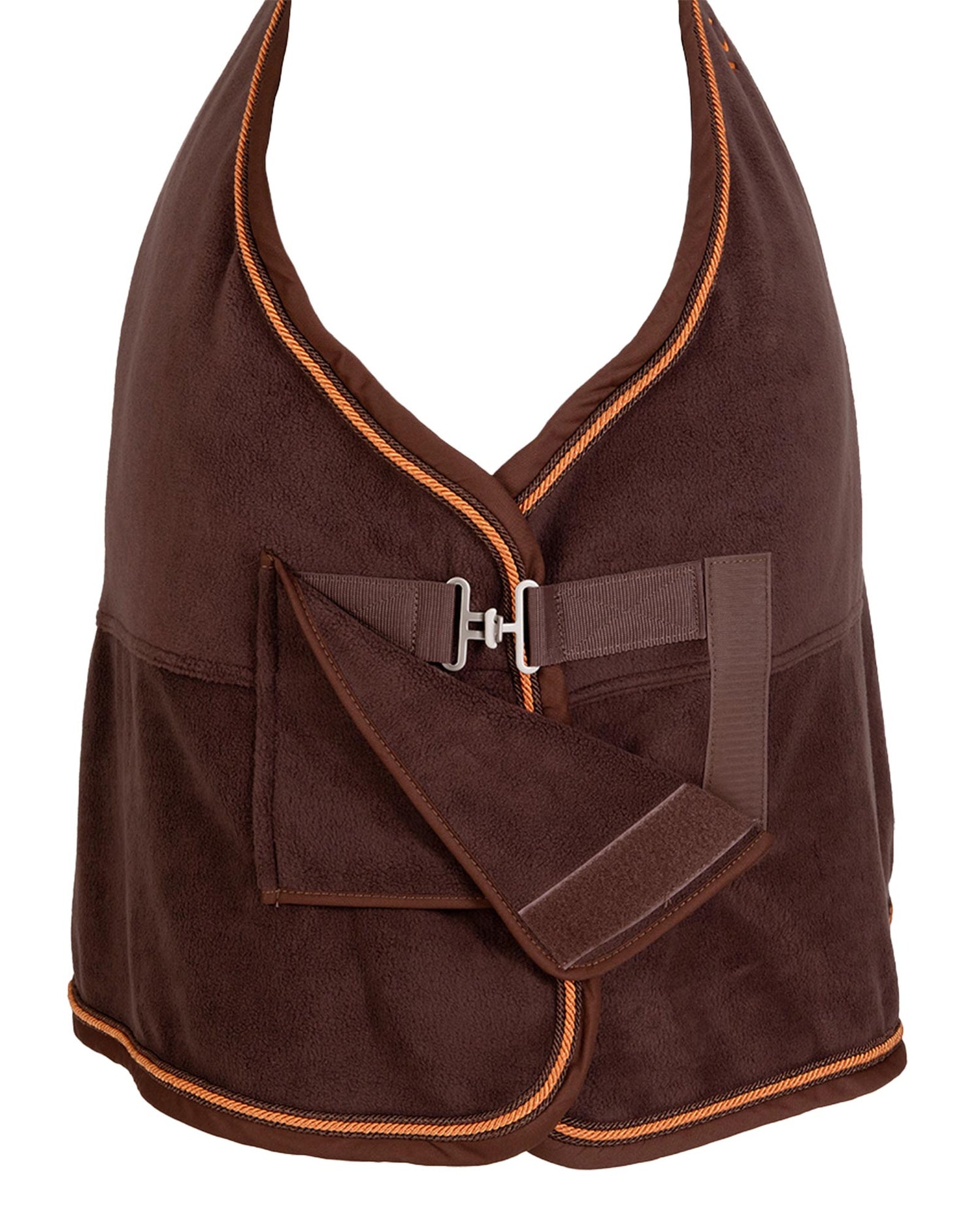 Acavallo Fleece Stable Rug 800G #colour_brown