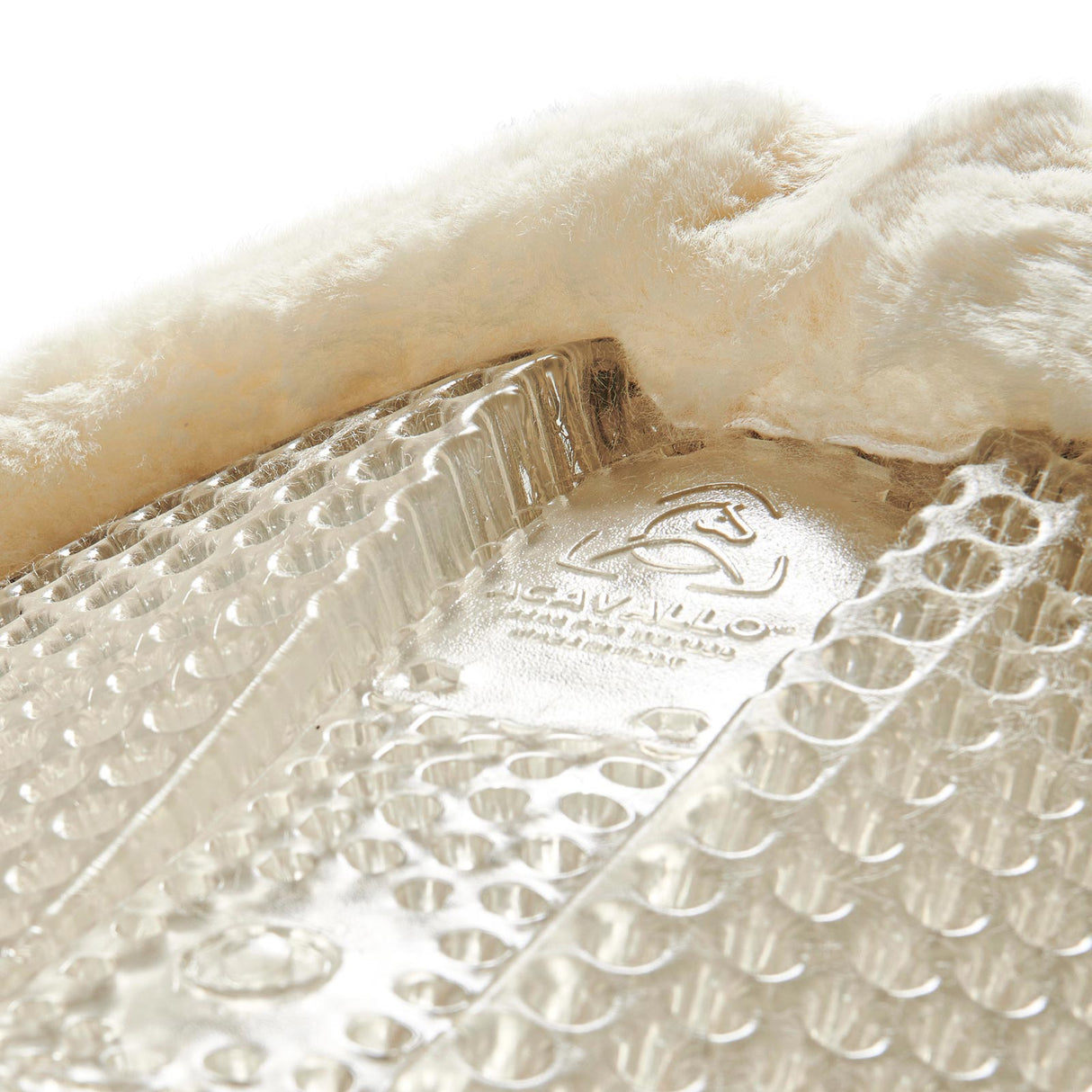 Acavallo Gel Ns-S Classic-S Full Rear Riser #colour_transparent-natural