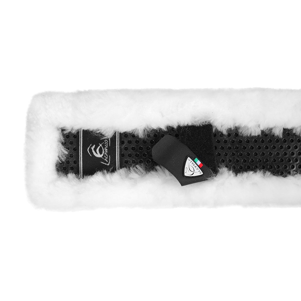Acavallo Girth Sleeve Gel Classic Sheepskin #colour_white
