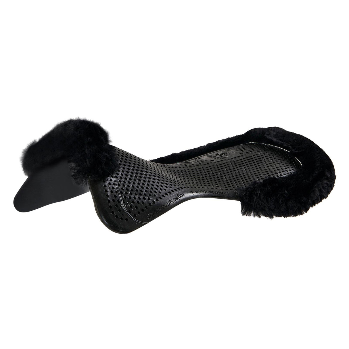 Acavallo Gel Ns-S Classic-S 1/2 Cut-Out Dri-Lex Flat #colour_black-black