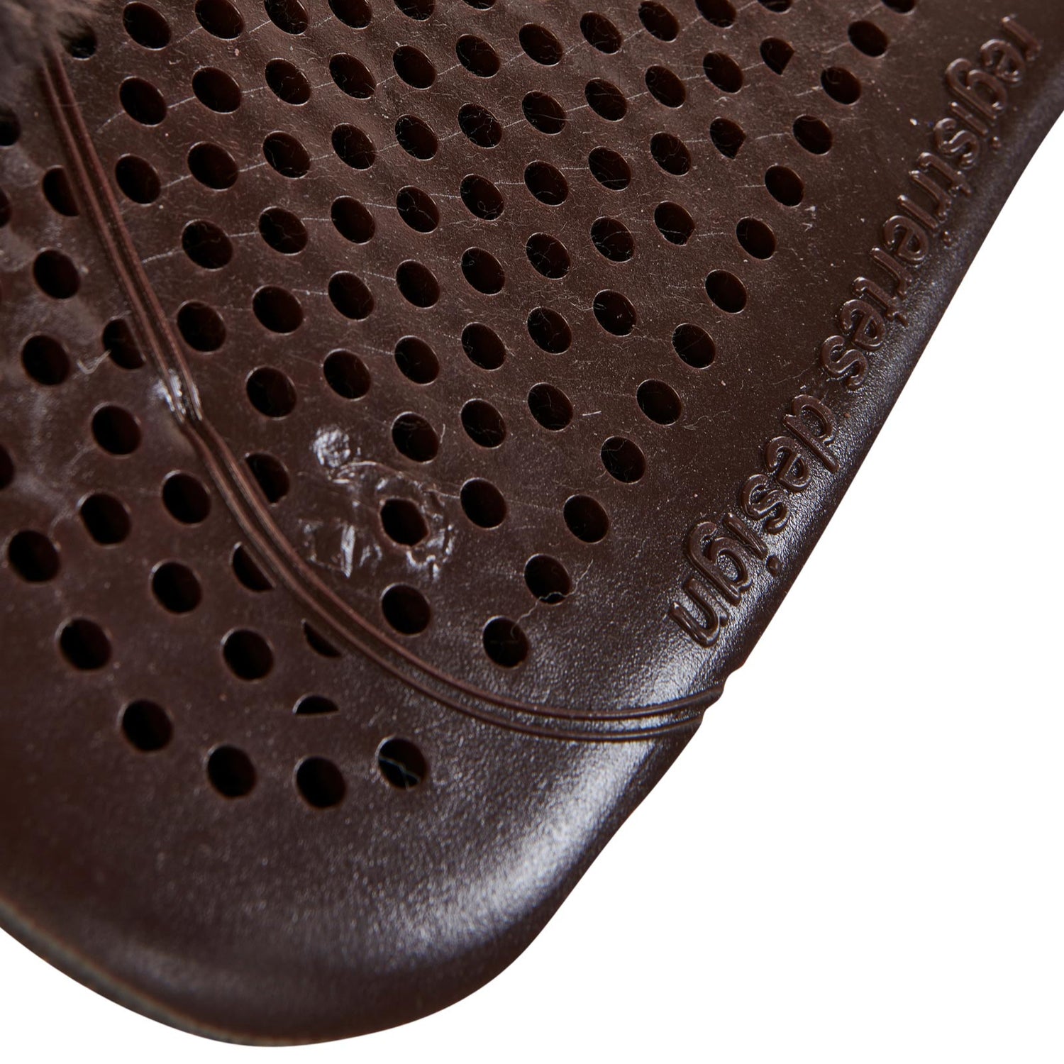 Acavallo Gel Ns-S Classic-S 1/2 Cut-Out Dri-Lex Flat #colour_brown-brown