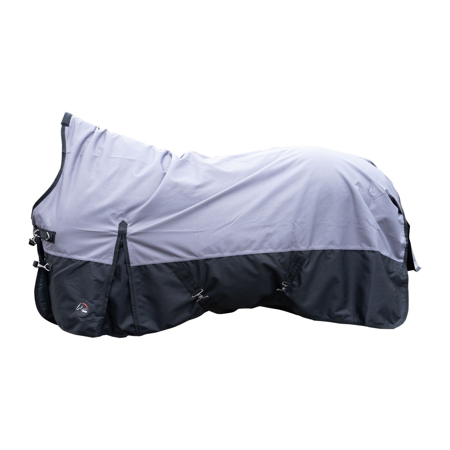 HKM 1200D 100g Highneck Rug -Glasgow- #colour_grey-black