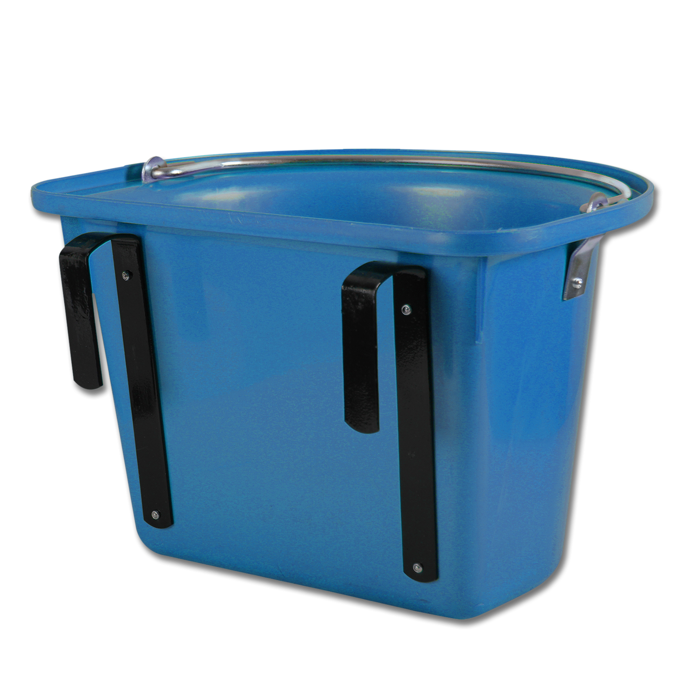 Waldhausen Feed Bin With Hanger With Handle #colour_blue