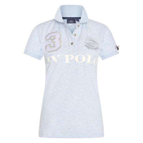HV Polo Favouritas EQ Short Sleeve Polo Shirt - Cloud Melange #colour_cloud-melange