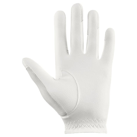 Uvex Sumair Glamour Riding Gloves #colour_white-silver