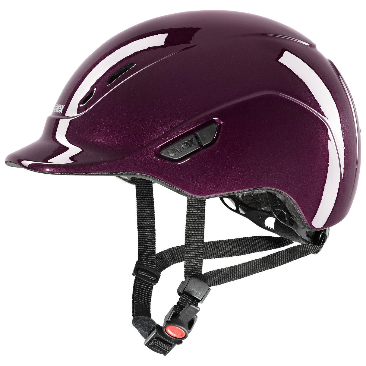 Uvex Kidoxx Shiny #colour_burgundy-shiny