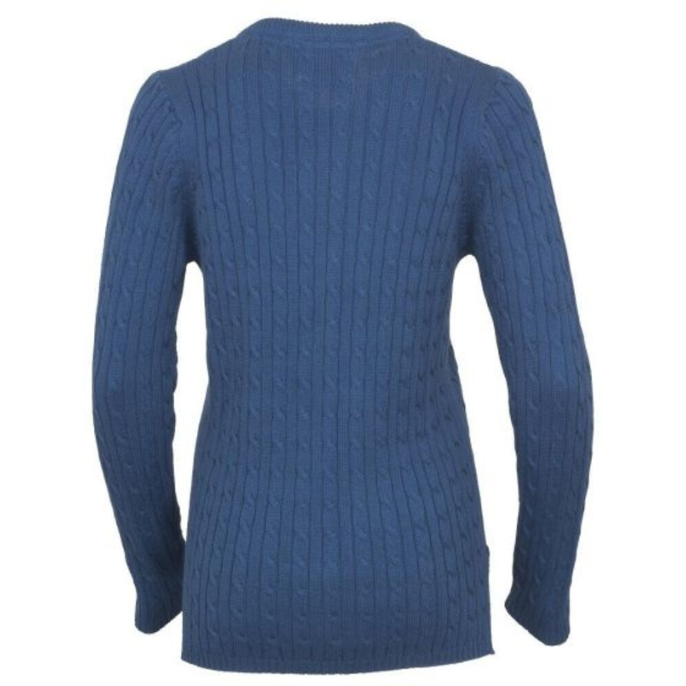 Toggi Ladies Whitfield V Neck Cotton Jumper #colour_peacock-blue