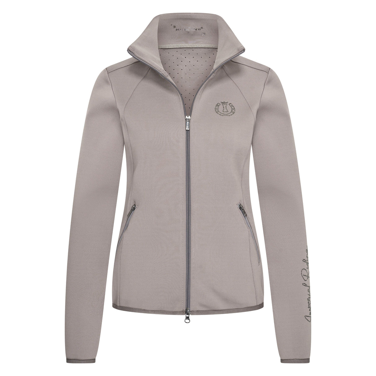 Imperial Riding Sporty Air Cardigan #colour_charcoal