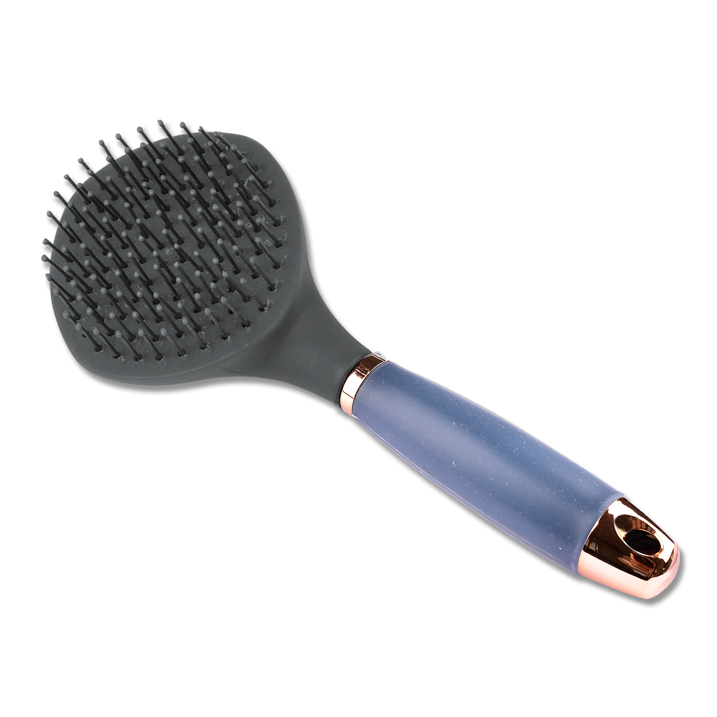 Waldhausen Mane Brush Gel Handle #colour_black-rose-gold