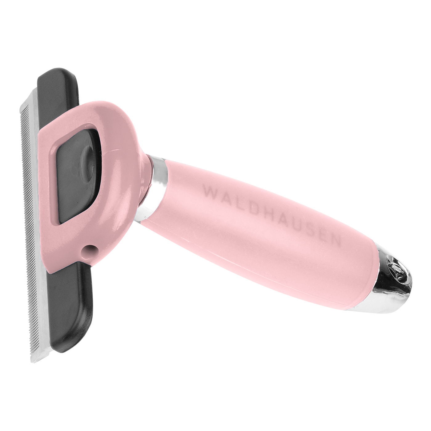 Waldhausen Deshedding Comb with Gel Handle, L #colour_linnea-pink