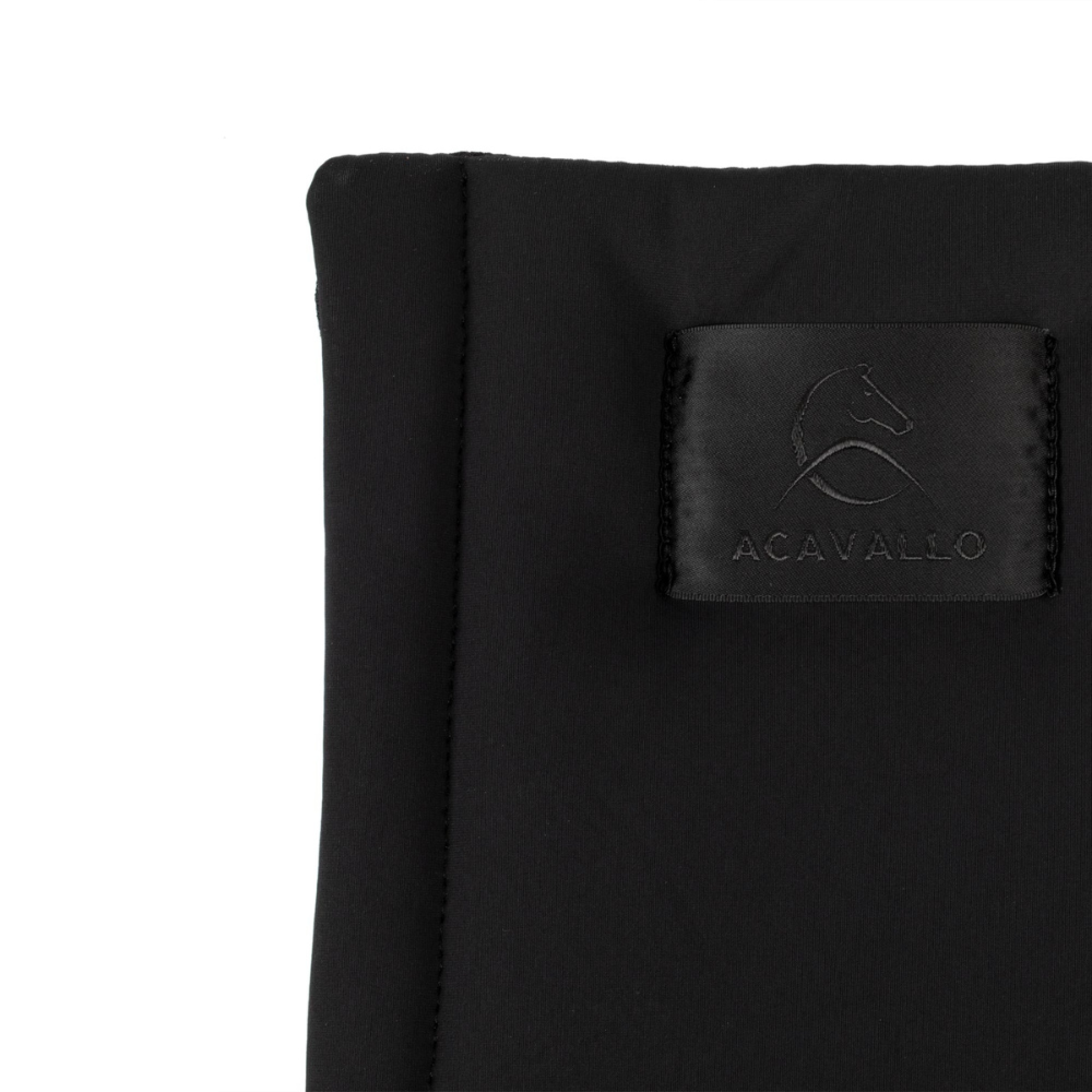 Acavallo Padded Cotton Soft Underbandages #colour_black