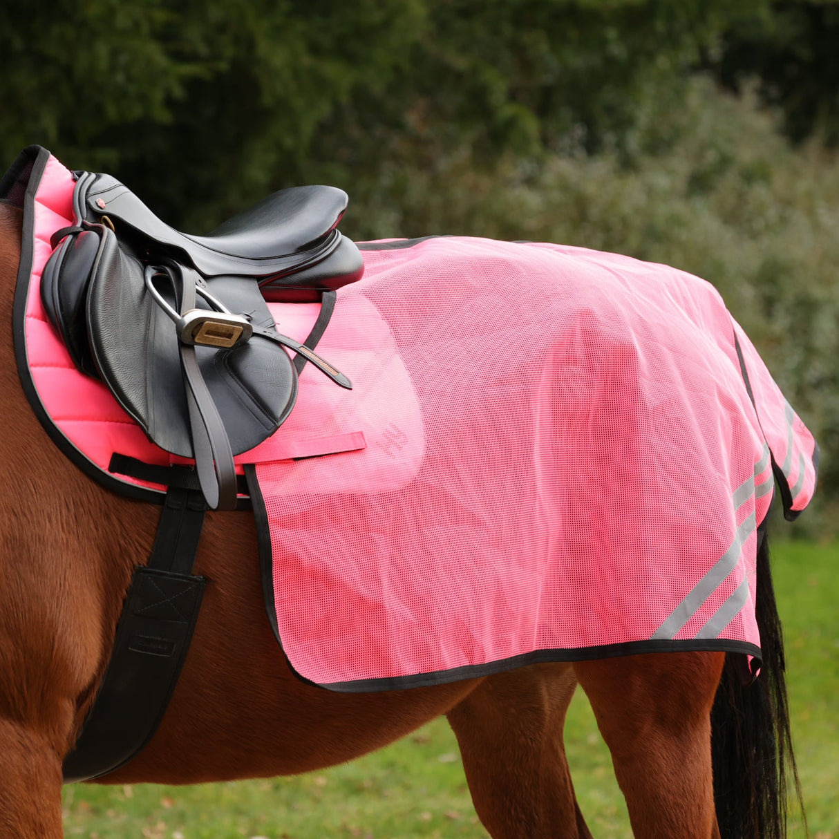 HY Reflector Summer Mesh Quarter Sheet #colour_pink