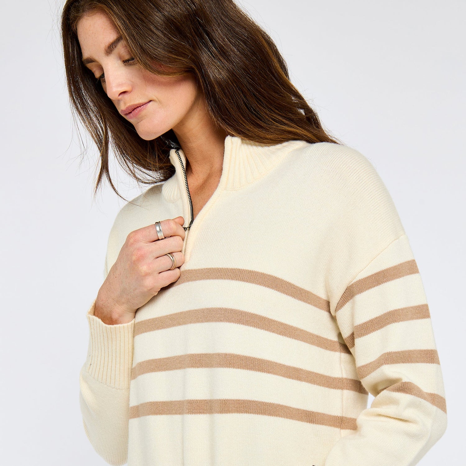Dubarry Womens Fonthill Knitted Jumper #colour_oyster