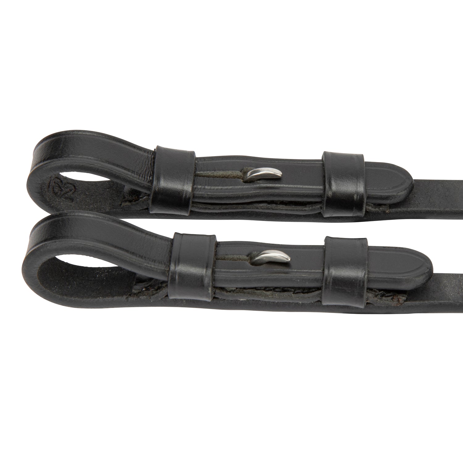 Shires Lusso Curb Reins #colour_black