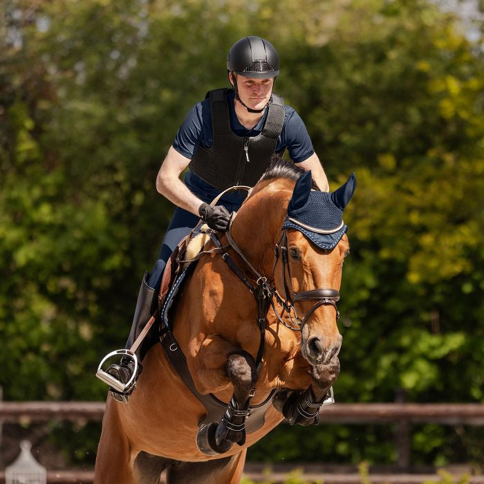 SWING H24 Chrome Riding Hat #colour_matt-black