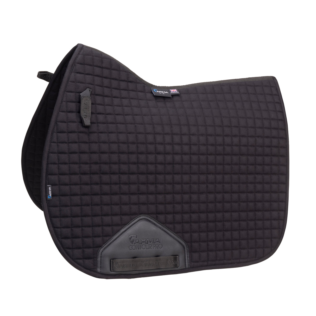 Shires ARMA Deluxe Cotton Saddlecloth #colour_black