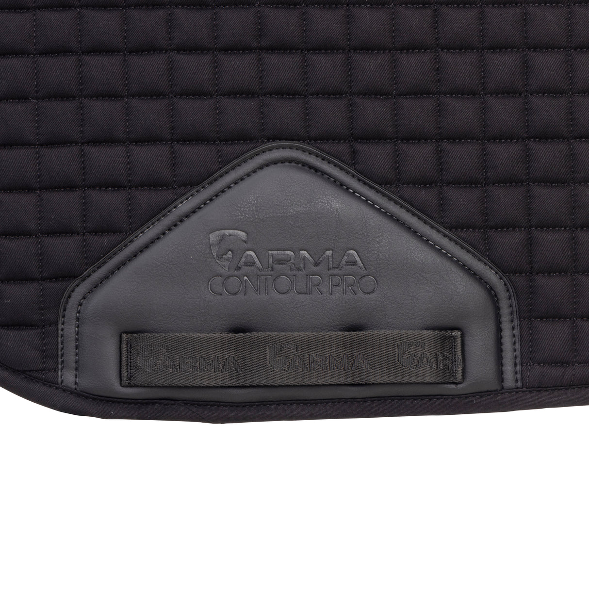 Shires ARMA Deluxe Cotton Saddlecloth #colour_black