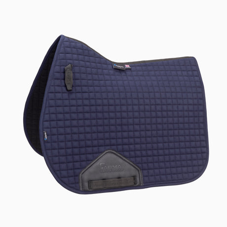 Shires ARMA Deluxe Cotton Saddlecloth #colour_navy