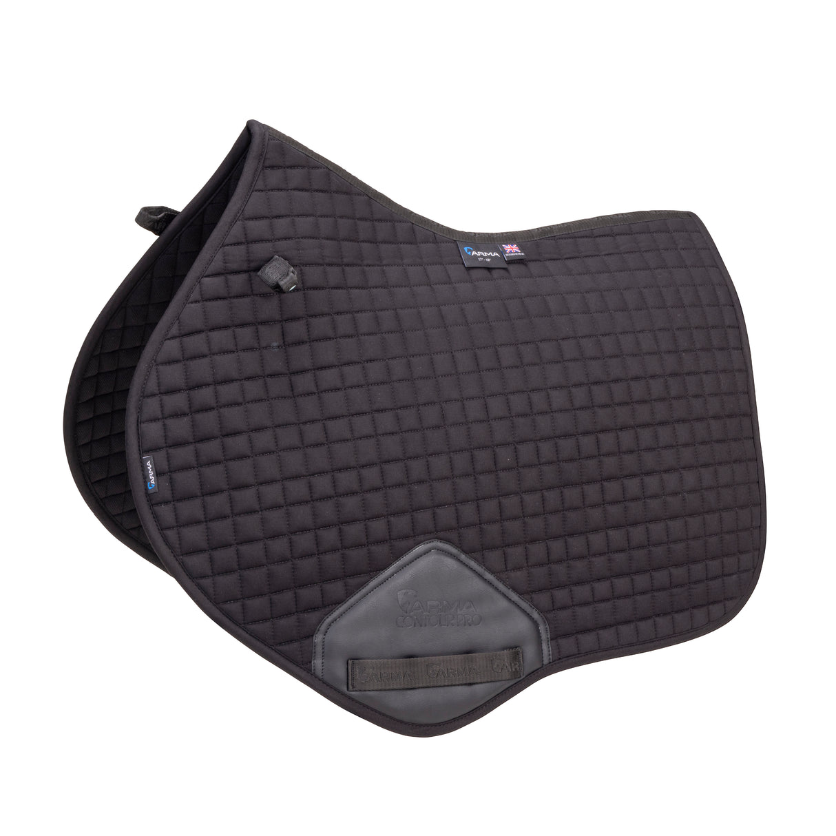 Shires ARMA Deluxe Cotton Jump Saddlecloth #colour_black