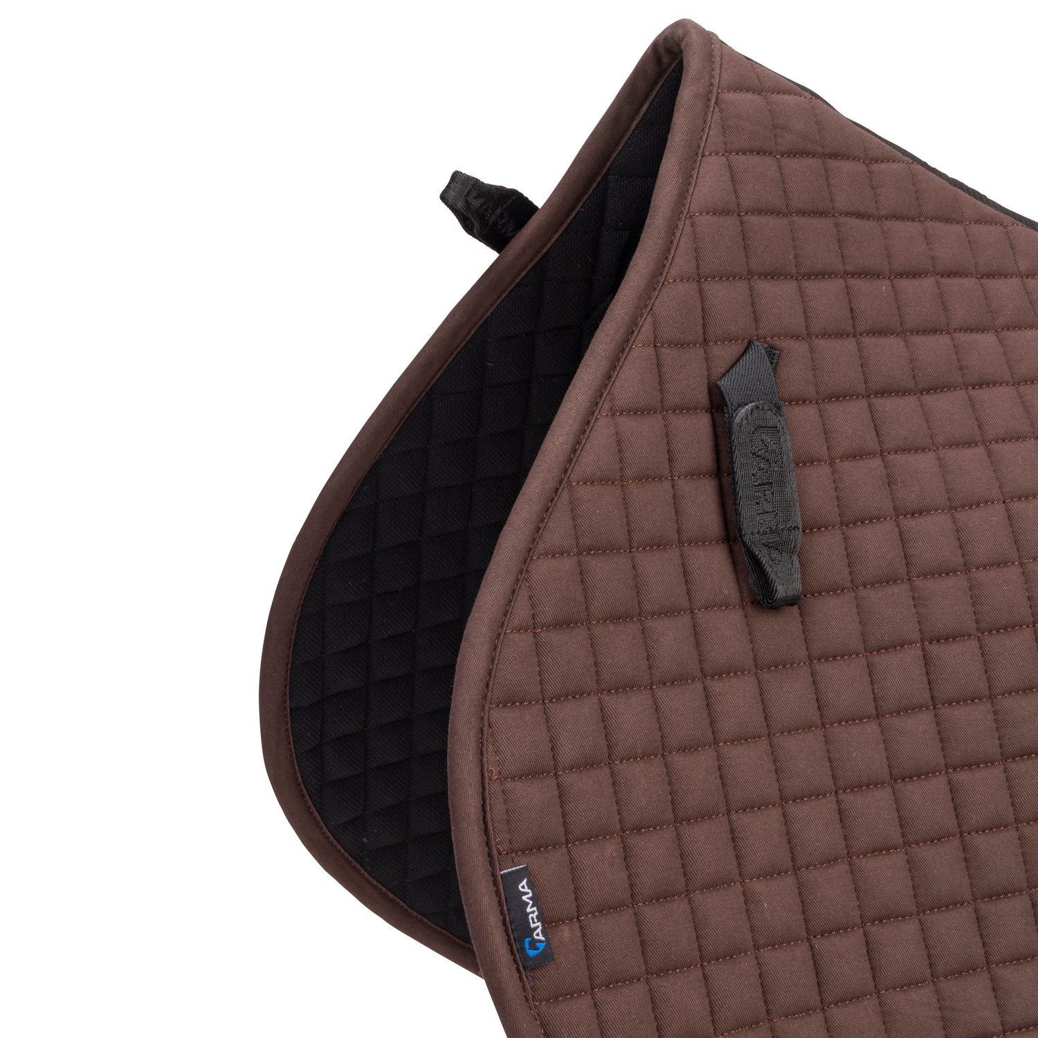 Shires ARMA Deluxe Cotton Jump Saddlecloth #colour_brown