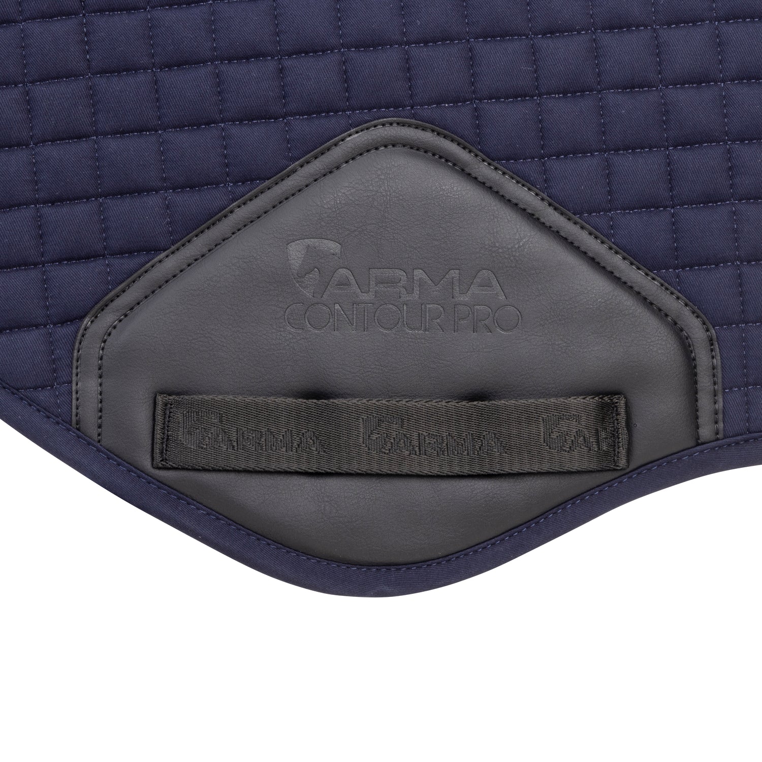 Shires ARMA Deluxe Cotton Jump Saddlecloth #colour_navy