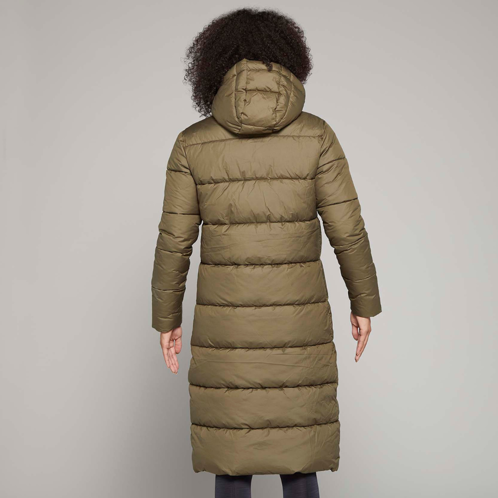 Toggi Elevation Padded Long Coat #colour_khaki
