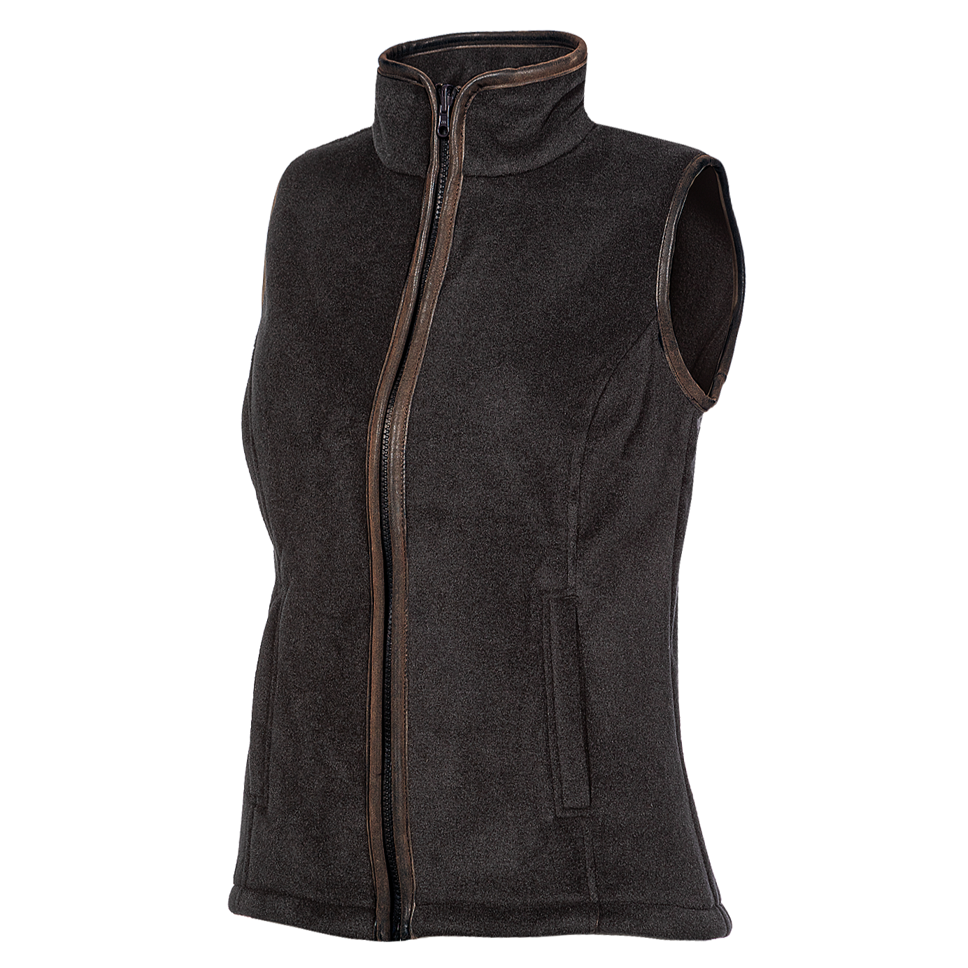 Baleno Sally Ladies Fleece Gilet #colour_anthracite
