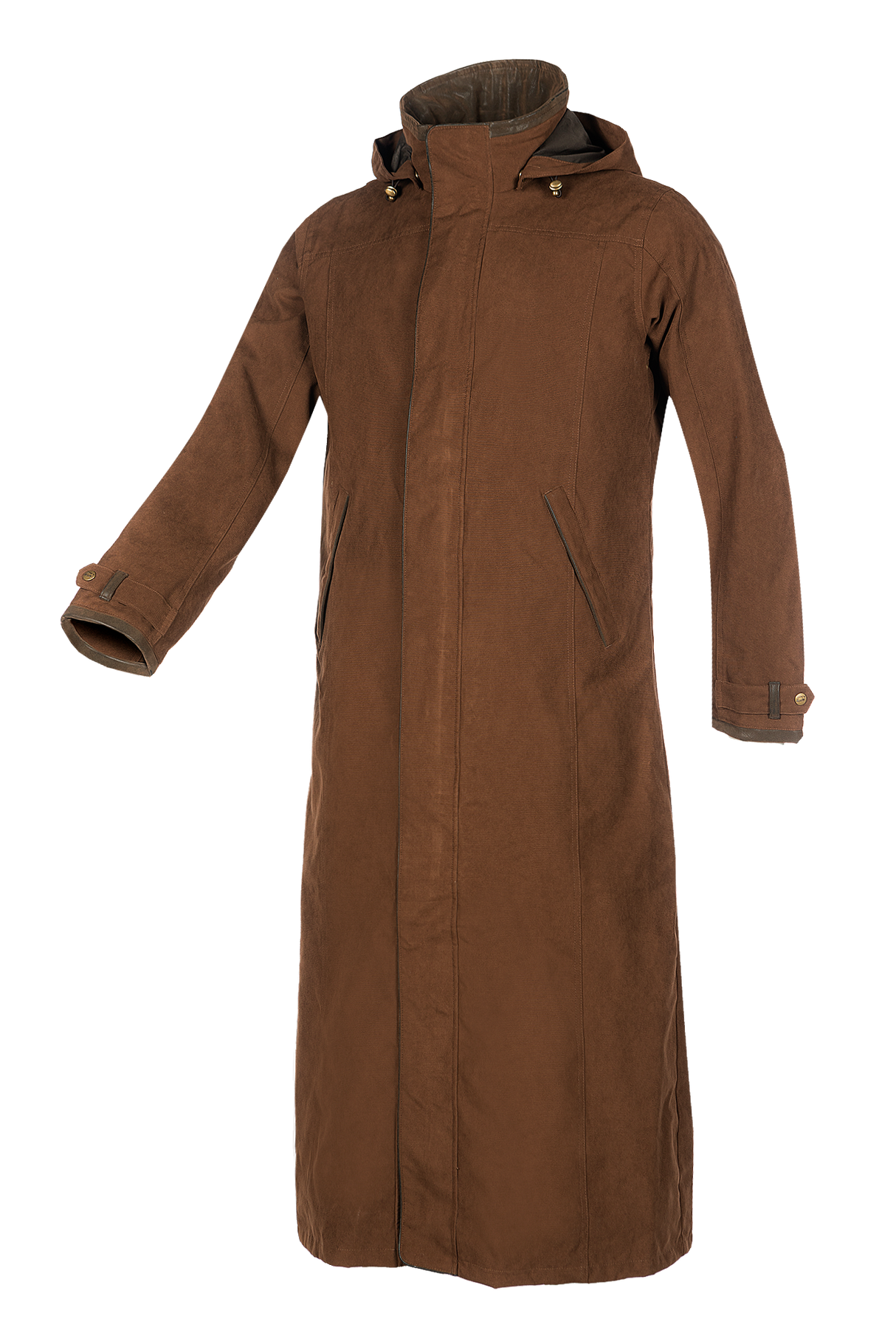 Baleno Livingstone Mens Riding Coat #colour_earth-brown