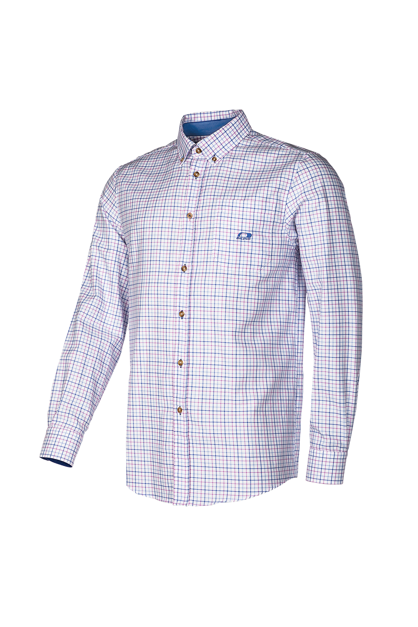 Baleno Berkley Mens Stylish Shirt #colour_check-pink-blue