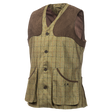 Baleno Milton Mens Tweed Shooting Vest #colour_check-khaki