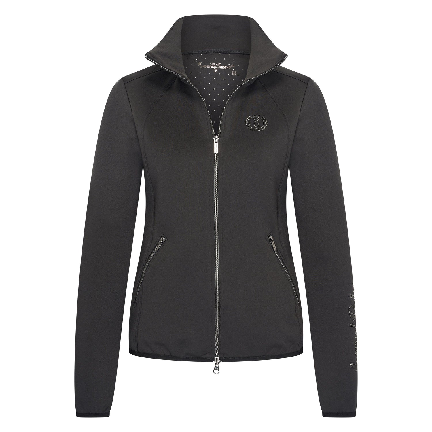 Imperial Riding Children's Sporty Air Cardigan #Colour_black