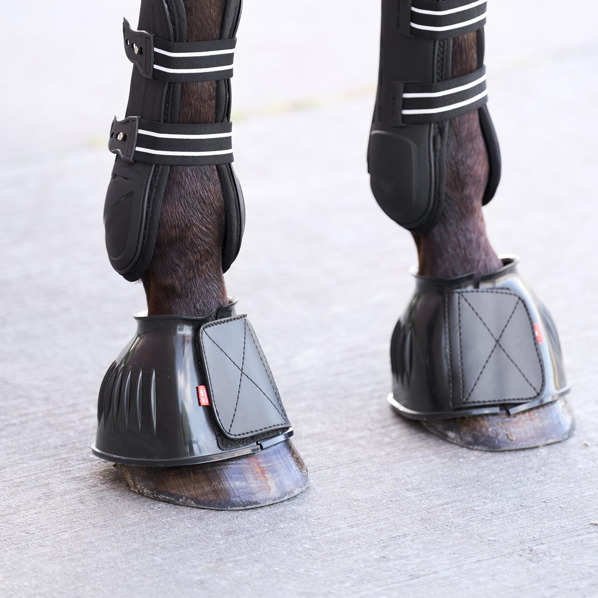 Imperial Riding PVC Bell Boots #colour_black