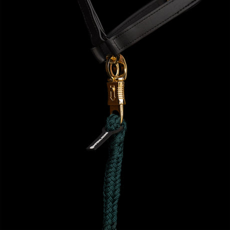 Imperial Riding Classic Panic Hook Lead Rope #Colour_forest-green