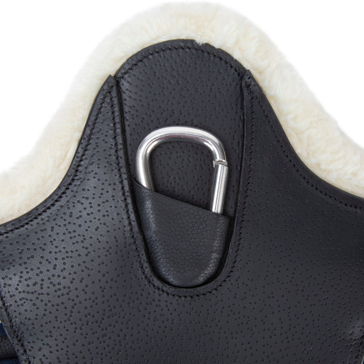 Shires Velociti Lusso Elite Short Stud Girth #colour_black