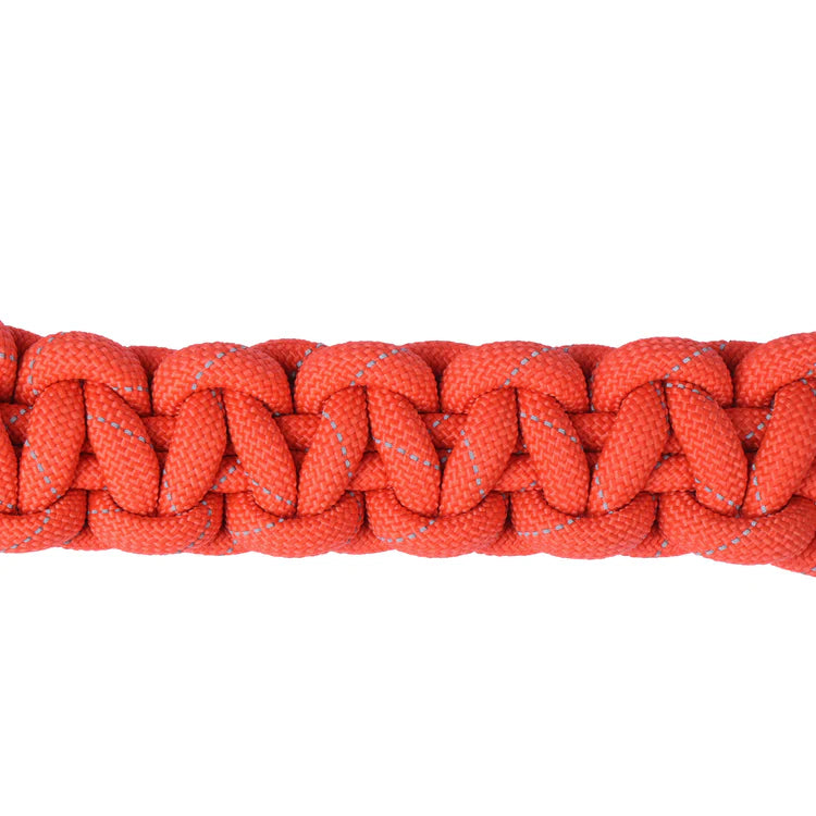 Mountain Paws Braided Chew Rope Dog Toy #colour_orange