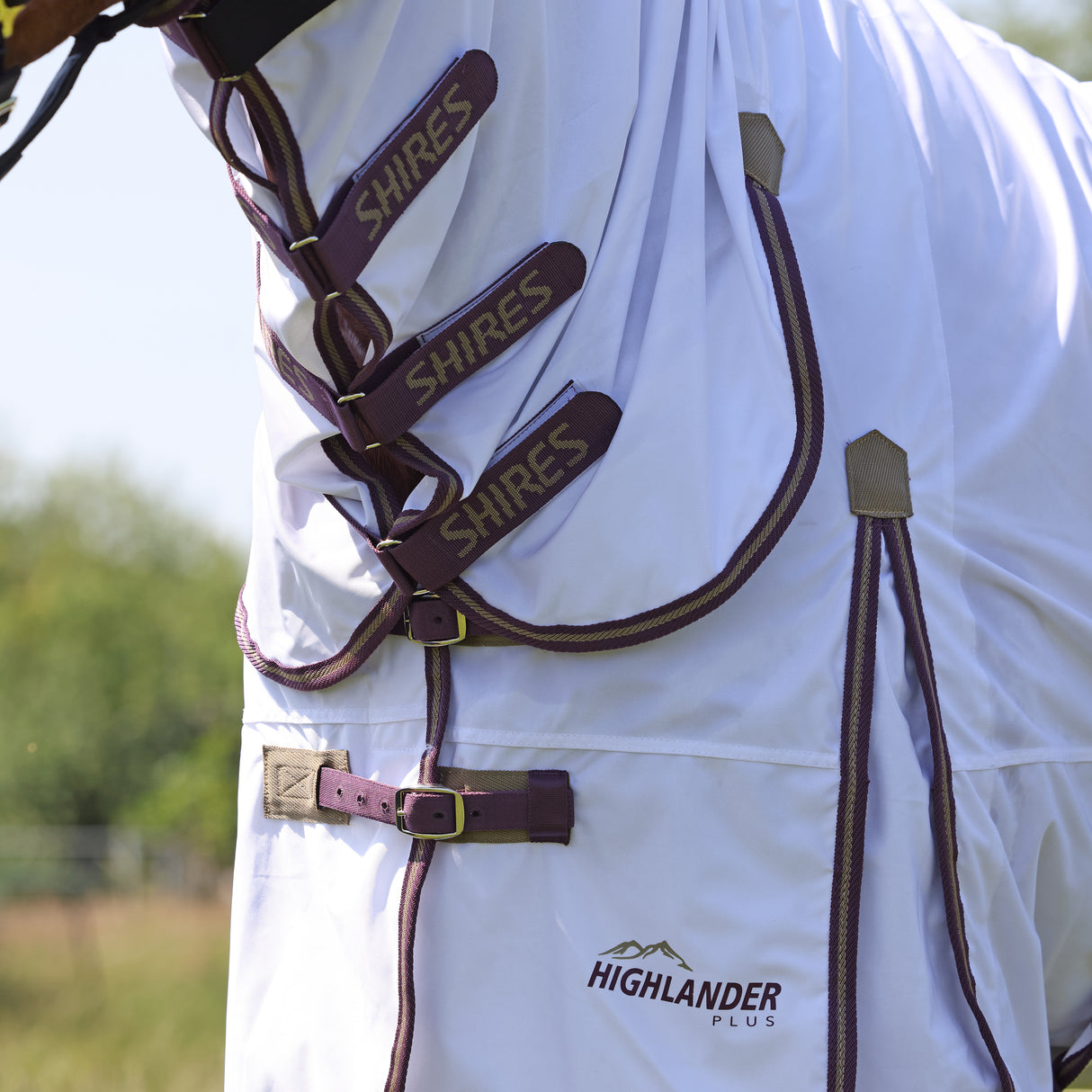 Shires Highlander Plus Fliegendecken-Kombination