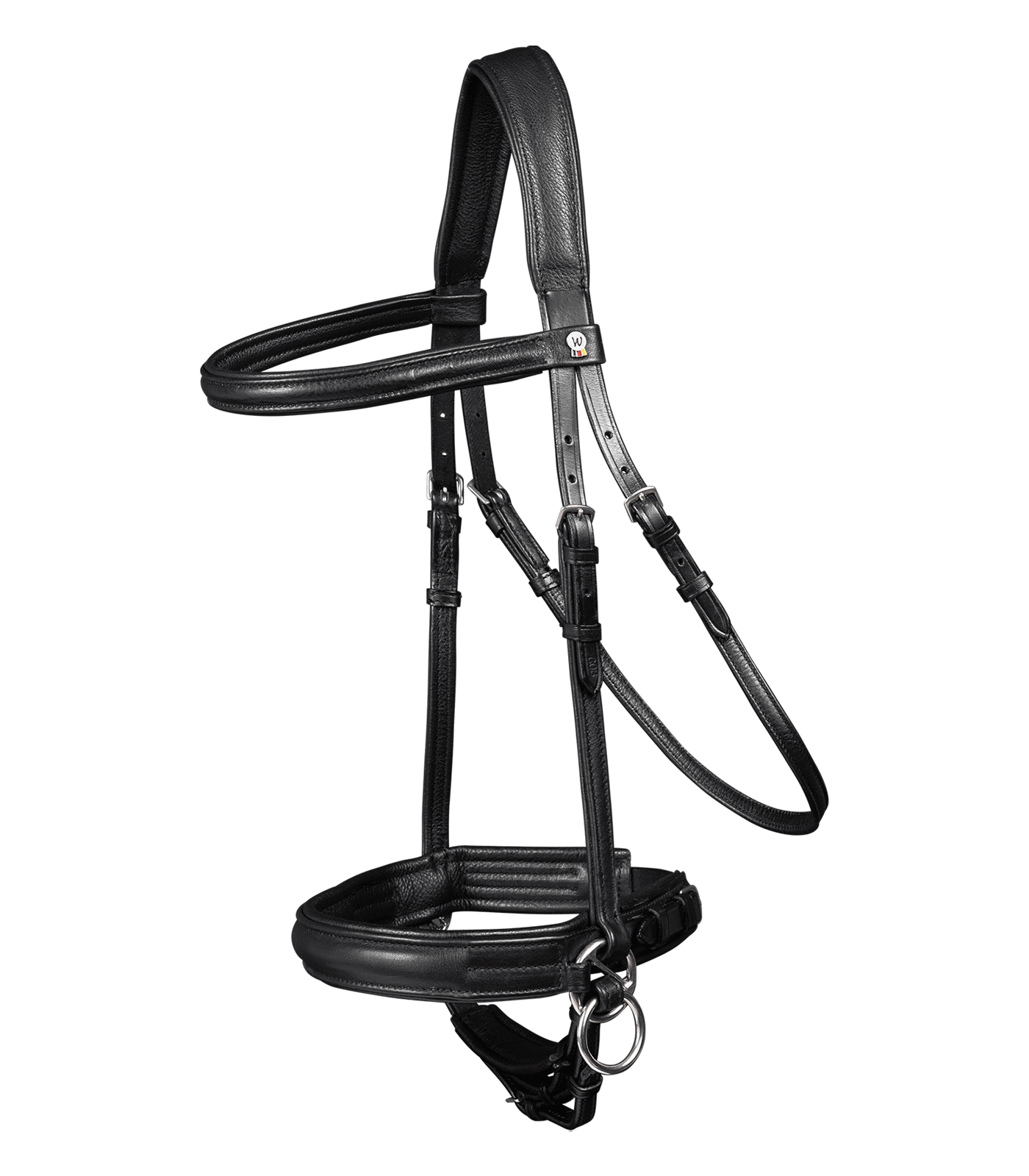 Waldhausen X-Line Supersoft Bitless Bridle #colour_black