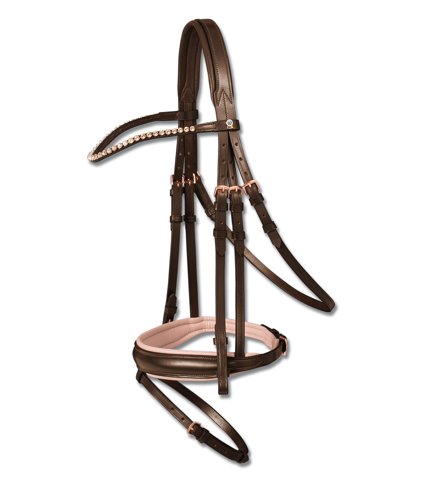 Waldhausen X-Line Bridle Rosé #colour_black
