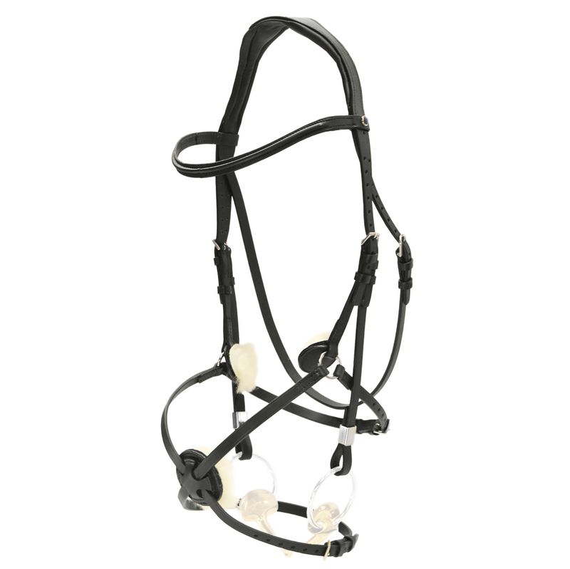 Stubben 2700 Grackle Noseband #colour_black-black